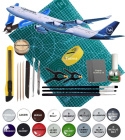 AIRBUS A340-300 duży plastikowy model do sklejania samolotu pasażerskiego + farby....