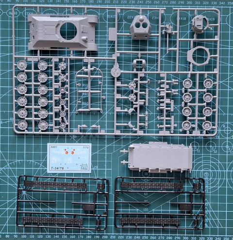 MODEL T-34/76 radzieckiego czołgu. Zestaw: farby, lakier, wash MODEL T-34/76 radzieckiego czołgu. Zestaw: farby, lakier, wash