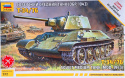 MODEL T-34/76 radziecki czołg Zestaw: klej, pędzle, farby, lakier, wash