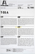 MODEL T-55A -55A – czołg podstawowy polskich dywizji pancernych. Zestaw: farby, lakier, wash