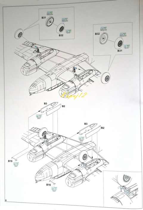 MODEL samolot Messerschmitt Bf 110E+ mata, farby, lakier, klej, narzędzia MODEL samolot Messerschmitt Bf 110E+ mata, farby, lakier, klej, narzędzia
