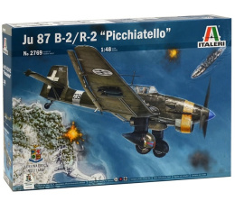 MODEL samolot do sklejania Junkers Ju-87 B-2/R-2 Picchiatello + mata A3, podkład, farby, lakier, wash, klej, pędzelek x 3 ....