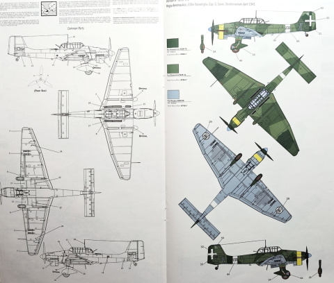 MODEL samolot do sklejania Junkers Ju-87 B-2/R-2 Picchiatello + mata A3, podkład, farby, lakier, wash, klej, pędzelek x 3 .... MODEL samolot do sklejania Junkers Ju-87 B-2/R-2 Picchiatello + mata A3, podkład, farby, lakier, wash, klej, pędzelek x 3 ....