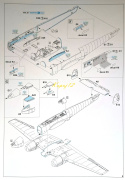 MODEL samolot do sklejania Messerschmitt Bf 110E+ podkład, farby, lakier, wash