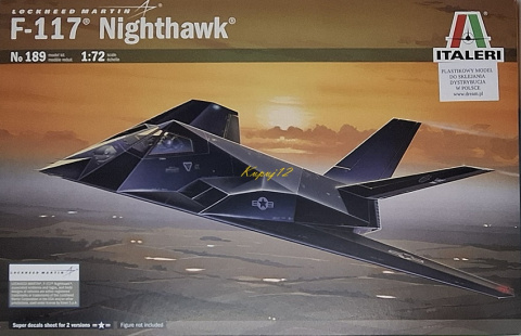 MODEL samolotu do sklejania F-117 Nighthawk, farby, lakier, wash MODEL samolotu do sklejania F-117 Nighthawk, farby, lakier, wash