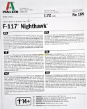 MODEL samolotu do sklejania F-117 Nighthawk, farby, lakier, wash