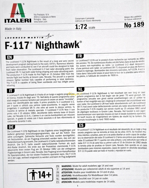 MODEL samolotu do sklejania F-117 Nighthawk, farby, lakier, wash MODEL samolotu do sklejania F-117 Nighthawk, farby, lakier, wash