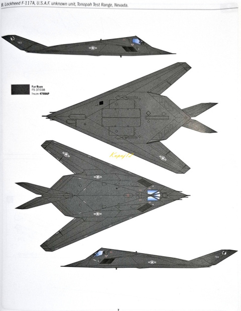MODEL samolotu do sklejania F-117 Nighthawk, farby, lakier, wash MODEL samolotu do sklejania F-117 Nighthawk, farby, lakier, wash