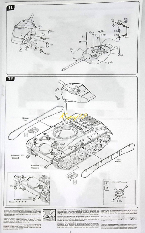 M24 CHAFFEE Amerykański czołg Plastikowy model do sklejania Podkład, farby M24 CHAFFEE Amerykański czołg Plastikowy model do sklejania Podkład, farby
