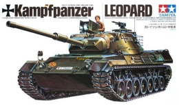MODEL czołgu do sklejania Kampfpanzer Leopard+ Farby, podkład, klej, pędzle