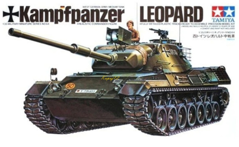 MODEL czołgu do sklejania Kampfpanzer Leopard+ Farby, podkład, klej, pędzle MODEL czołgu do sklejania Kampfpanzer Leopard+ Farby, podkład, klej, pędzle