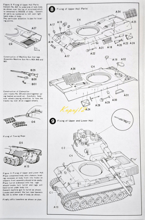 MODEL czołgu do sklejania Kampfpanzer Leopard+ Farby, podkład, klej, pędzle MODEL czołgu do sklejania Kampfpanzer Leopard+ Farby, podkład, klej, pędzle