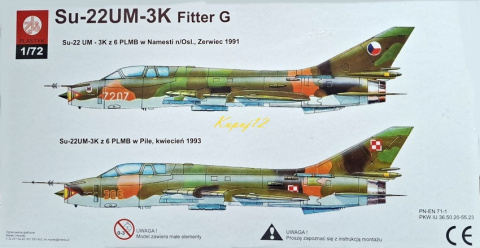 MODEL samolotu do sklejania Polski Su-22UM-3K Fitter G + farby do modeli, lakier, podkład, ZESTAW DLA MODELARZA MODEL samolotu do sklejania Polski Su-22UM-3K Fitter G + farby do modeli, lakier, podkład, ZESTAW DLA MODELARZA