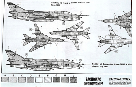 MODEL samolotu do sklejania Polski Su-22UM-3K Fitter G + farby do modeli, lakier, podkład, ZESTAW DLA MODELARZA MODEL samolotu do sklejania Polski Su-22UM-3K Fitter G + farby do modeli, lakier, podkład, ZESTAW DLA MODELARZA
