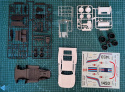 PORSCHE 935 Baby plastikowy model do sklejania samochodu + farby, klej...