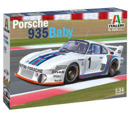 PORSCHE 935 Baby plastikowy model do sklejania samochodu + mata modelarska A3, klej, podkład, farby....