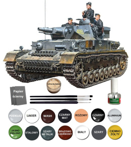Sd.Kfz.161 NIEMIECKI czołg Panzerkampfwagen Ausf.F plastikowy model do sklejania