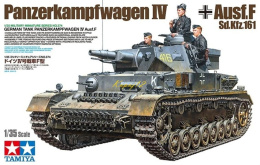 Sd.Kfz.161 NIEMIECKI czołg Panzerkampfwagen Ausf.F plastikowy model do sklejania