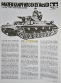 Sd.Kfz.161 NIEMIECKI czołg Panzerkampfwagen Ausf.F plastikowy model do sklejania