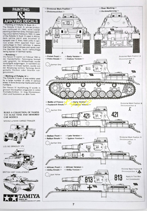 Sd.Kfz.161 NIEMIECKI czołg Panzerkampfwagen Ausf.F plastikowy model do sklejania Sd.Kfz.161 NIEMIECKI czołg Panzerkampfwagen Ausf.F plastikowy model do sklejania