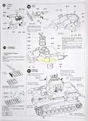 Sd.Kfz.161 NIEMIECKI czołg Panzerkampfwagen Ausf.F plastikowy model do sklejania