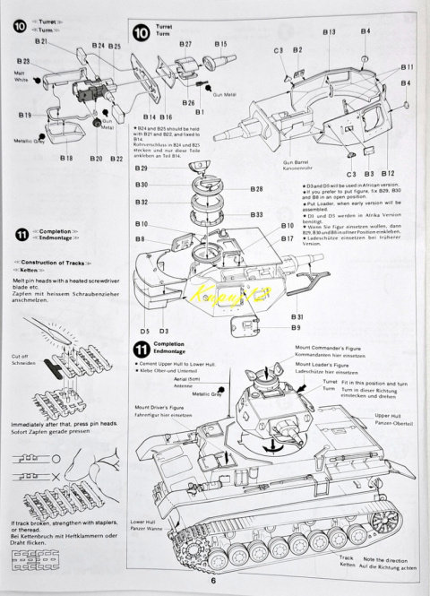 Sd.Kfz.161 NIEMIECKI czołg Panzerkampfwagen Ausf.F plastikowy model do sklejania Sd.Kfz.161 NIEMIECKI czołg Panzerkampfwagen Ausf.F plastikowy model do sklejania