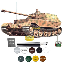 Sd.Kfz.184 NIEMIECKIE działo samobieżne Elefant plastikowy model do sklejania Italeri skala 1 72