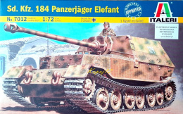Sd.Kfz.184 NIEMIECKIE działo samobieżne Elefant plastikowy model do sklejania Italeri skala 1 72