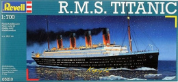 STATEK pasażerski Titanic skala 1:700+ zestaw farb modelarskich z fabą podkładową....
