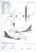 SUPERJET 100 duży plastikowy model do sklejania samolotu pasażerskiego + farby....