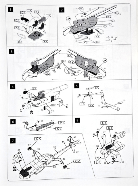 MODEL radzieckiego śmigłowca MIL Mi-4 + podkład, farby, lakier, klej, pędzelki MODEL radzieckiego śmigłowca MIL Mi-4 + podkład, farby, lakier, klej, pędzelki