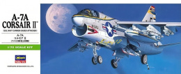 MODEL samolot do sklejania A-7A Crosair II+ podkład, farby,klej, farby