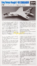 MODEL samolotu F-8E CRUSADER + podkład, farby, lakier, wash
