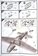 MODEL samopotu North American P-51D Mustang 1:48 + podkład, lakier, farby