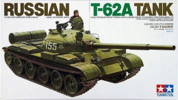 RADZIECKI czołg T-62A + mata, farby, lakier, klej, pędzelki. skala 1:35