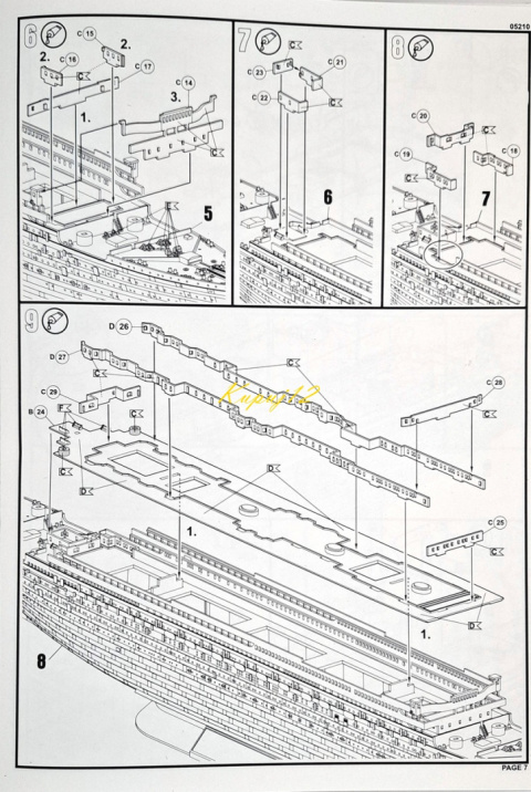 STATEK pasażerski Titanic skala 1:700+ zestaw farb modelarskich z fabą podkładową.... STATEK pasażerski Titanic skala 1:700+ zestaw farb modelarskich z fabą podkładową....