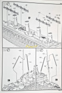 STATEK pasażerski Titanic skala 1:700+ zestaw farb modelarskich z fabą podkładową....