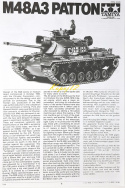 MODEL amerykańskiego czołgu M48A3 Patton + farby, podkład, lakier, skala 1:35