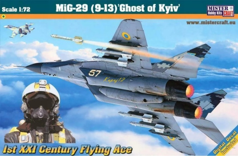 MODEL samolot MiG-29 Duch Kijowa+zestaw, mata, podkład, farby, klej, pędzle MODEL samolot MiG-29 Duch Kijowa+zestaw, mata, podkład, farby, klej, pędzle