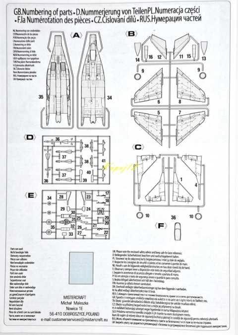 MODEL samolot MiG-29 Duch Kijowa+zestaw, mata, podkład, farby, klej, pędzle MODEL samolot MiG-29 Duch Kijowa+zestaw, mata, podkład, farby, klej, pędzle