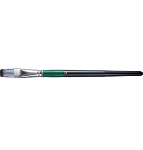 Pędzel Flat Pędzelek modelarski, malarski płaski syntetyczny włos Nr. 12 Pędzel Flat Pędzelek modelarski, malarski płaski syntetyczny włos Nr. 12