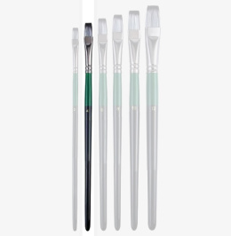 Pędzel Flat Pędzelek modelarski, malarski płaski syntetyczny włos Nr. 4