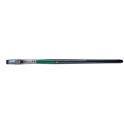 Pędzel Flat Pędzelek modelarski, malarski płaski syntetyczny włos Nr. 6 Pędzel Flat Pędzelek modelarski, malarski płaski syntetyczny włos Nr. 6
