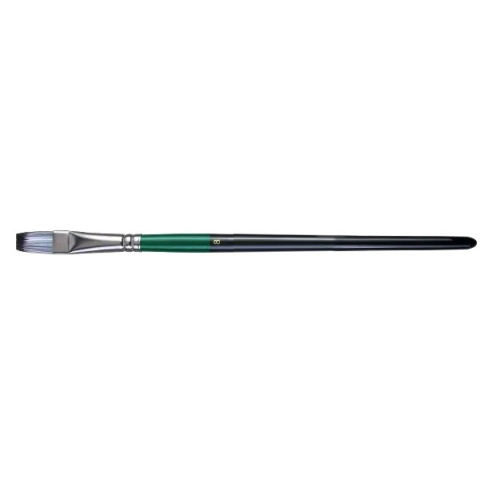 Pędzel Flat Pędzelek modelarski, malarski płaski syntetyczny włos Nr. 8 Pędzel Flat Pędzelek modelarski, malarski płaski syntetyczny włos Nr. 8