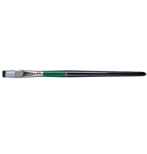 Pędzel Flat Pędzelek modelarski, malarski płaski syntetyczny włos Nr. 10 Pędzel Flat Pędzelek modelarski, malarski płaski syntetyczny włos Nr. 10