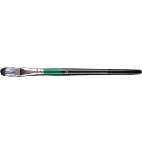 Pędzel, Pędzelek modelarski, malarski flat płaski koci język syntetyczny włos Nr. 12 Pędzel, Pędzelek modelarski, malarski flat płaski koci język syntetyczny włos Nr. 12