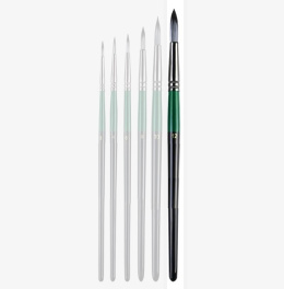Pędzel Round Synthetic Pędzelek modelarski, malarski syntetyczny włos Nr. 12