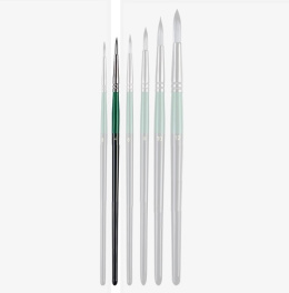 Pędzel Round Synthetic Pędzelek modelarski, malarski syntetyczny włos Nr. 4