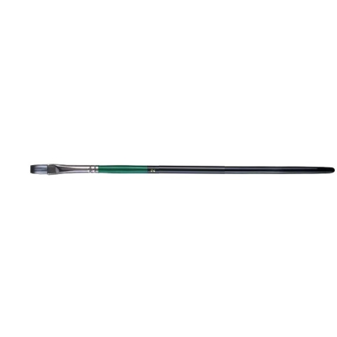 Pędzel, Pędzelek modelarski, malarski płaski flat syntetyczny włos Nr. 2 Pędzel, Pędzelek modelarski, malarski płaski flat syntetyczny włos Nr. 2