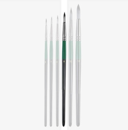 Pędzel Round Synthetic Pędzelek modelarski, malarski syntetyczny włos Nr. 8